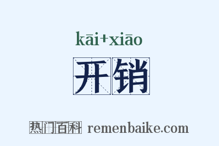 开销是什么意思的图片